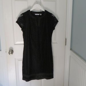NWOT Isaac Mizrahi black dress xs